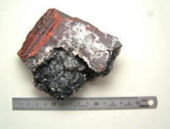 Photograph of a West Cumbrian mineral.