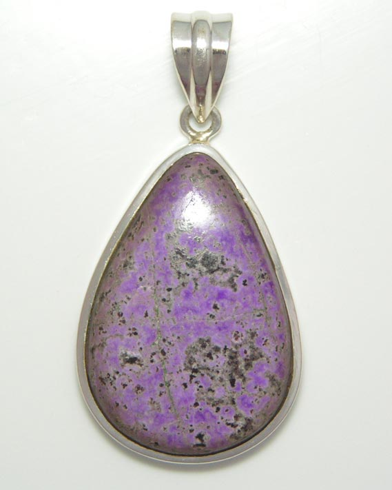 Teardrop pendant in Sugilite.